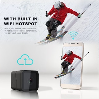 Foto 7 | Foto 7 | Cámara De Acción Ashata Wifi 1080p Hd Con Micrófono De 256 Gb - Venta Internacional.