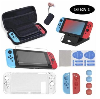 Foto 1 | Foto 1 | Kit de Accesorios con Estuche para Nintendo Switch Malubero Multicolor 16 en 1