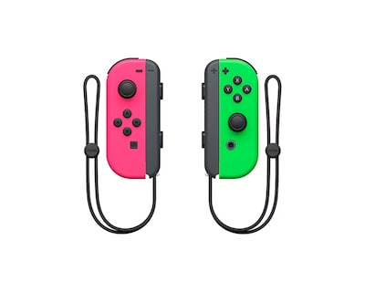 Foto 1 | Foto 1 | Controles Nintendo Switch Joy Con L Y R Neon verde y rosa
