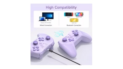 Foto 2 | Foto 2 | Joystick Inalámbrico para Nintendo Switch Easysmx T37 Violeta