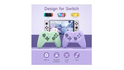 Foto 4 | Foto 4 | Joystick Inalámbrico para Nintendo Switch Easysmx T37 Violeta