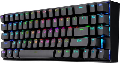 Foto 1 | Foto 1 | Redragon Teclado Gamer Deimos K599 70% Rgb Bluetooth/2.4 Ghz/alámbrico Red Switch Inglés