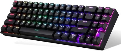 Foto 2 | Foto 2 | Redragon Teclado Gamer Deimos K599 70% Rgb Bluetooth/2.4 Ghz/alámbrico Red Switch Inglés