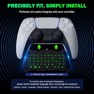 Foto 6 | Foto 6 | Teclado Moko para Controlador Ps5 Bluetooth Inalámbrico - Venta Internacional