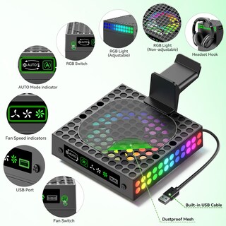 Foto 4 | Foto 4 | Ventilador De Refrigeración A Prueba De Polvo Para La Consola Xbox Series X Oivo - Venta Internacional.