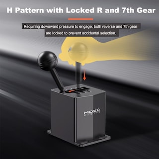 Foto 5 | Foto 5 | Manetas De Cambio Usb Para Pc Simulator Moza Hgp Racing Shifter 7+r - Venta Internacional.