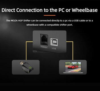 Foto 7 | Foto 7 | Manetas De Cambio Usb Para Pc Simulator Moza Hgp Racing Shifter 7+r - Venta Internacional.