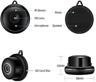 Foto 2 | Foto 2 | Venta Internacional - Cámara Espía Oculta Sanlin Beans Mini Wi-fi Hd 1080p Con 16 Gb