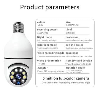 Foto 4 | Foto 4 | Cámara De Seguridad Inalámbrica 1080p Hd Con Wifi Y Visión Nocturna - Venta Internacional.