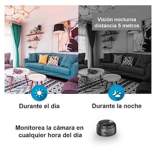 Foto 5 | Foto 5 | Cámara Espía Generica A9 Hd 1080p Wifi Con Visión Nocturna De 16 Gb - Venta Internacional.