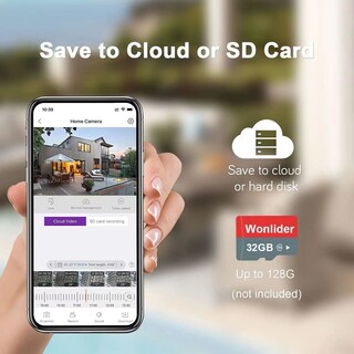 Foto 3 | Foto 3 | Cámara de Seguridad Blanca con Wifi y Memoria de 32 Gb-Venta Internacional
