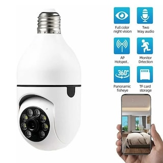 Foto 3 | Foto 3 | Cámara Ip Yoosee 360° E27 1080p Motorizada Con Detección De Movimiento - Venta Internacional.