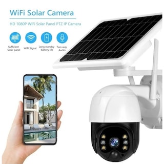 Foto 1 | Foto 1 | Cámara De Seguridad Con Energía Solar Para Exteriores Hd 1080p Con Wifi - Venta Internacional.