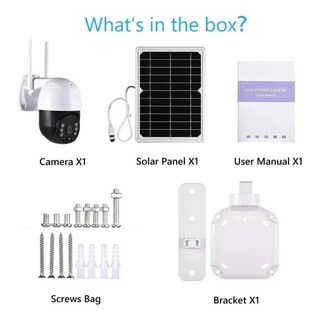 Foto 4 | Foto 4 | Cámara De Seguridad Con Energía Solar Para Exteriores Hd 1080p Con Wifi - Venta Internacional.