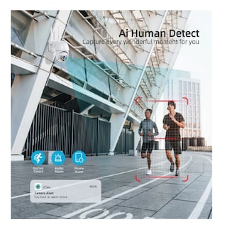 Foto 4 | Foto 4 | Cámara De Seguridad Full Hd 360° Pro Exterior Con Resolución De 4 Mp - Venta Internacional.