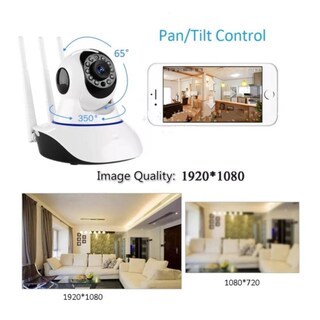 Foto 4 | Foto 4 | Cámara De Seguridad Ip Wifi Con 3 Antenas, Visión Nocturna Y Ranura Sd - Venta Internacional.