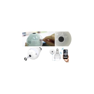 Foto 1 | Foto 1 | Cámara De Seguridad Wifi Full Hd Con Vista De 360° Con Ampolleta - Sc - Venta Internacional.