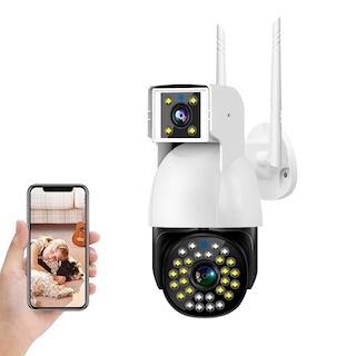Foto 1 | Foto 1 | Cámara De Seguridad Con Doble Sensor De Movimiento Infrarrojo 1080p Hd - Venta Internacional.