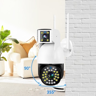 Foto 4 | Foto 4 | Cámara De Seguridad Con Doble Sensor De Movimiento Infrarrojo 1080p Hd - Venta Internacional.