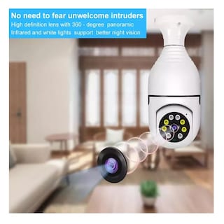 Foto 5 | Foto 5 | Bombilla para Cámara de Seguridad Panorámica de 360° Full HD Wifi - Venta Internacional