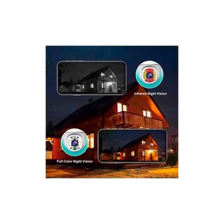 Foto 4 | Foto 4 | Cámaras Ip Wifi Hd Inalámbricas 1080p para Exteriores 2 Piezas - Venta Internacional