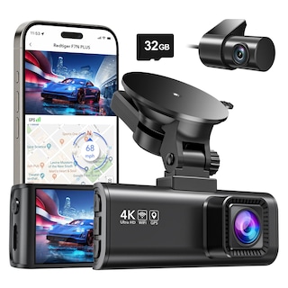 Foto 1 | Foto 1 | Dash Cam Redtiger Frontal Y Trasera 4k/2.5k Full Hd Con Tarjeta De 32 Gb - Venta Internacional.