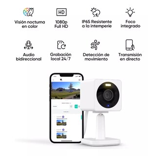 Foto 4 | Foto 4 | Cámara De Seguridad Wi-fi Hd 1080p Eo Safe Imports Esi-16626 Blanco