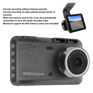 Foto 3 | Foto 3 | Cámara de Salpicadero de Coche Ashata X5 Doble Lente 10 mp 1080p con Monitor de Aparcamiento - Venta Internacional
