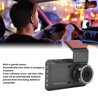 Foto 4 | Foto 4 | Cámara de Salpicadero de Coche Ashata X5 Doble Lente 10 mp 1080p con Monitor de Aparcamiento - Venta Internacional