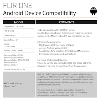 Foto 4 | Foto 4 | Cámara Térmica Flir One Gen 3 para Teléfonos Inteligentes Android USB-C - Venta Internacional