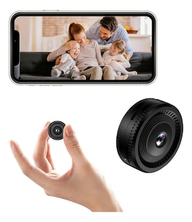 Foto 5 | Foto 5 | Mini Cámara Espía Wifi Recargable 1080p Hd Blancalda Camara De Seguridad Vision Nocturna Color Negro