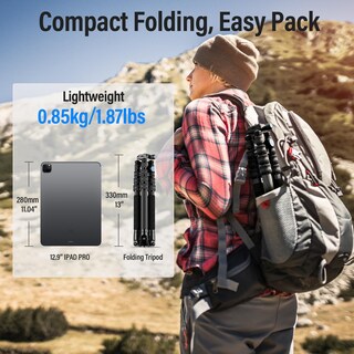 Foto 6 | Foto 6 | Trípode Sirui Compact Traveler 5c 138 Cm De Fibra De Carbono Ligero - Venta Internacional.