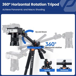 Foto 2 | Foto 2 | Trípode Para Cámara Fotopro De 173 Cm Con Cabezal Esférico, Capacidad De Carga De 16 Kg - Venta Internacional.