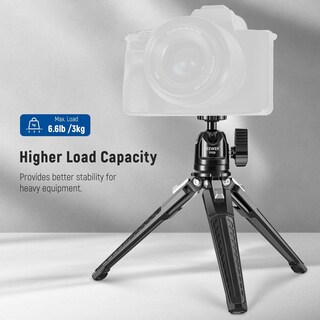 Foto 3 | Foto 3 | Mesa Pequeña De Metal Tripod Neewer Tp29 Con Cabeza Esférica De 360°, 3 Kg - Venta Internacional.