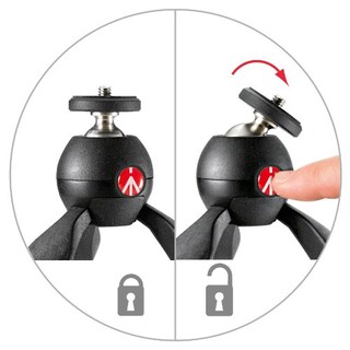 Foto 4 | Foto 4 | Trípode Manfrotto Mtpiximii-b Pixi Mini Con Empuñadura Negro - Venta Internacional.