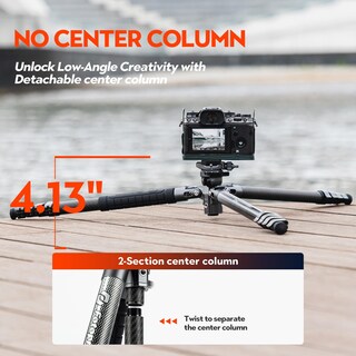 Foto 6 | Foto 6 | Trípode Fotopro X-airfly De Fibra De Carbono De 160 Cm Con Cabeza Esférica - Venta Internacional.