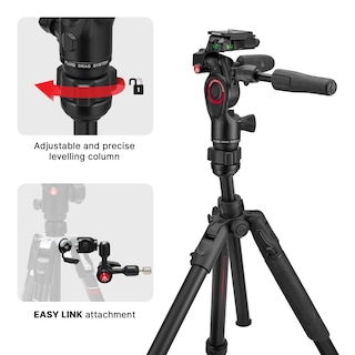 Foto 5 | Foto 5 | Trípode Manfrotto Befree Gt Pro De Aluminio De 4 Secciones Negro - Venta Internacional.