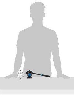 Foto 3 | Foto 3 | Cabezal De Vídeo Fluido Benro S2 Pro Con Brazo Panorámico De 2,5 Kg De Carga Máxima - Venta Internacional.
