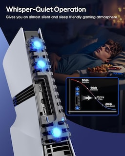 Foto 4 | Foto 4 | Ventilador De Refrigeración Automática Klipdasse Para Ps5 Pro/slim Con Puerto Usb 3.0 - Venta Internacional.