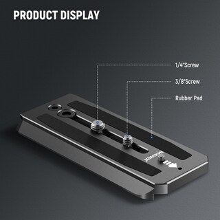 Foto 2 | Foto 2 | Placa De Liberación Rápida Con Cabezal Fluido Para Trípode, Paquete De 2 Unidades, Neewer Qr5 - Venta Internacional.