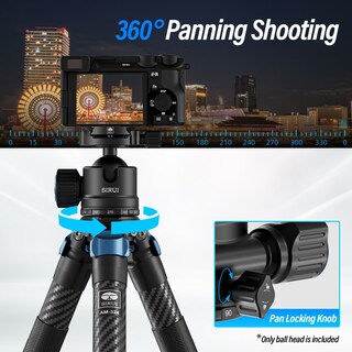 Foto 6 | Foto 6 | Cabezal Esférico Para Trípode Sirui Am-40 Perfil Bajo Carga De 25 Kg - Venta Internacional.