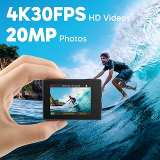 Foto 2 | Foto 2 | Cámara De Acción Akaso Ek7000 4k 30 Fps De 20 Mp Con Tarjeta De Memoria De 128 Gb - Venta Internacional.