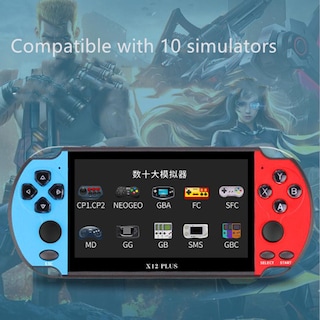 Foto 2 | Foto 2 | Juegos Portátil X12 Plus Reproductor de Pantalla 7\