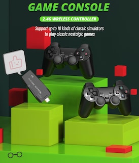 Foto 1 | Foto 1 | Consola De Videojuegos M8 Lite , 128g, 2,4g, Doble Tv, Variedad De Consolas De Juegos Clásicas, Controladores Inalámbricos