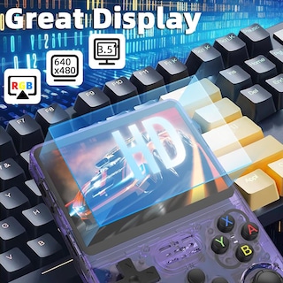 Foto 4 | Foto 4 | Consola De Juegos Portátil R36s Retro De 3,5 Pulgadas, Más De 15 000 Juegos, 32 Gb+64 Gb - Venta Internacional.