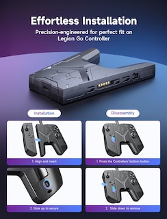 Foto 7 | Foto 7 | Conector de Agarre JSAUX para Controlador Lenovo Legion Go GP0503 - Venta Internacional