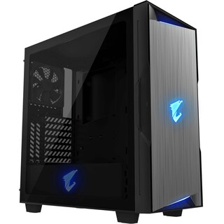 Foto 1 | Foto 1 | Gabinete Gigabyte Aorus C300 Glass RGB Midi Tower Negro USB 3.1