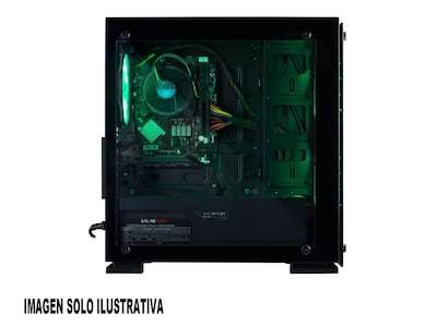 Foto 2 | Foto 2 | Gabinete Balam Rush Talos Rgb Mini-atx S/fuente Cristal color Negro