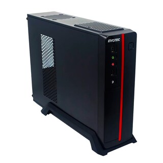 Foto 2 | Foto 2 | Gabinete Evotec Slim Viena Micro Atx Fuente 600w color Rojo Ev-1011