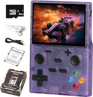 Foto 1 | Foto 1 | Consola De Videojuegos Xgb35 De 3.5 Pulgadas Con Tarjeta Tf De 64 Gb, Con Más De 13.000 Juegos Retro